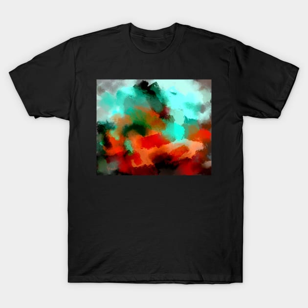 Colourful art expressionism T-Shirt by sukhpalgrewal